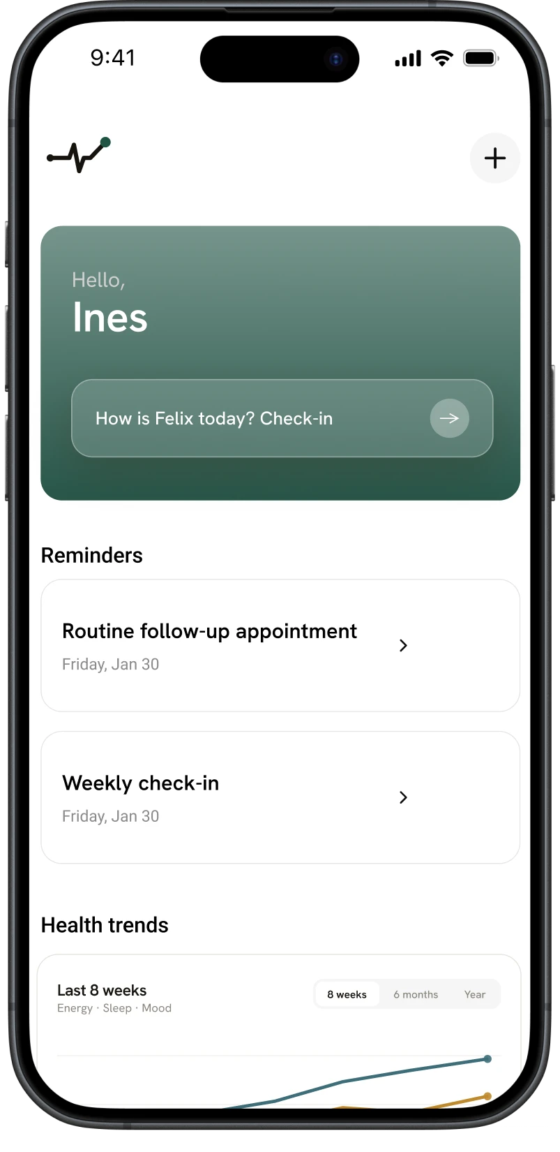 The RareJourney app home screen